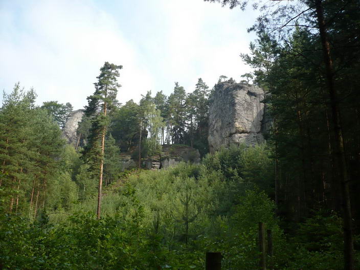 Příhrazské skály pod Hynštou