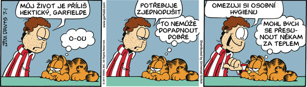 Garfield - strip 2011-07-01
