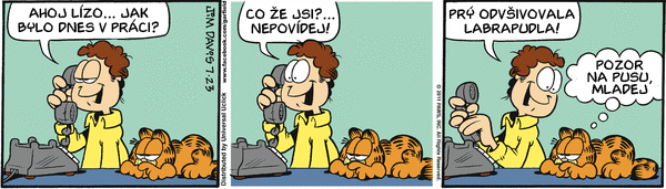 Garfield - strip 2011-07-23