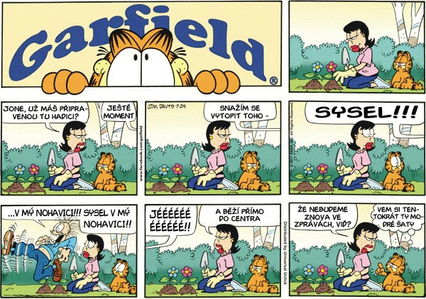 Garfield - strip 2011-07-24