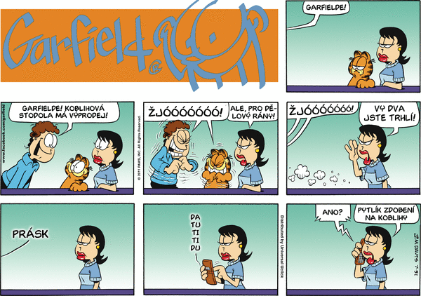 Garfield - strip 2011-07-31