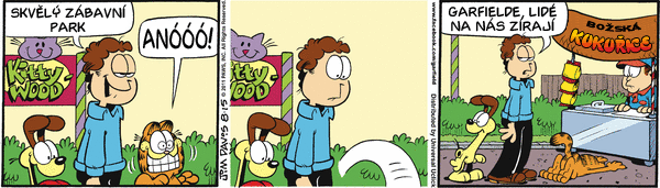 Garfield - strip 2011-08-15