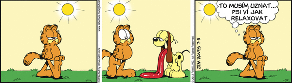 Garfield - strip 2012-07-05