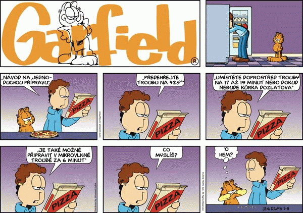 Garfield - strip 2012-07-08