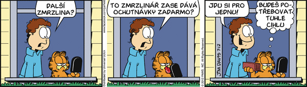 Garfield - strip 2012-07-12