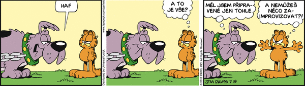 Garfield - strip 2012-07-19
