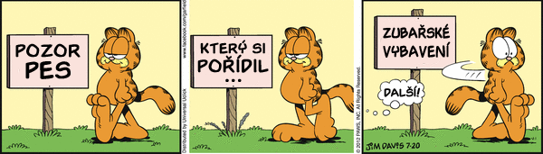 Garfield - strip 2012-07-20