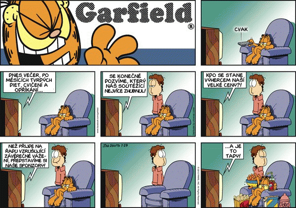 Garfield - strip 2012-07-29