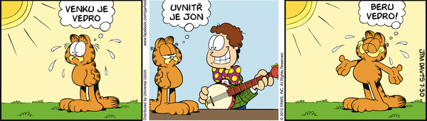 Garfield - strip 2012-07-30