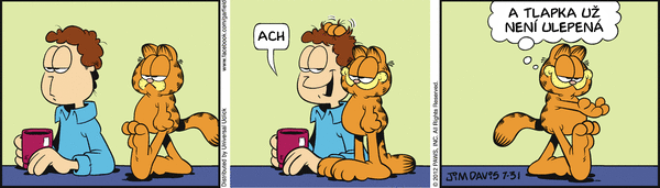 Garfield - strip 2012-07-31