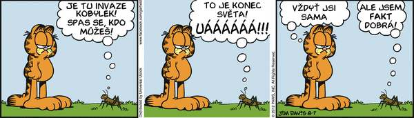 Garfield - strip 2012-08-07