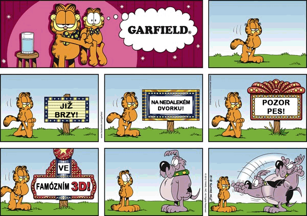 Garfield - strip 2012-08-12
