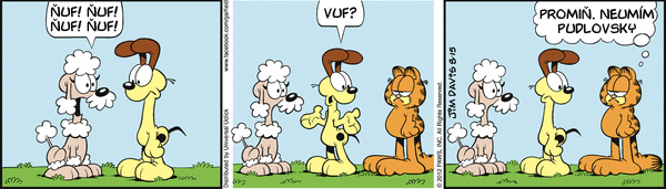Garfield - strip 2012-08-15