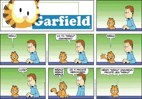 Garfield - strip 2012-08-19