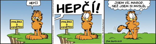 Garfield - strip 2012-08-25