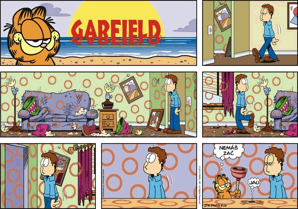 Garfield - strip 2012-08-26