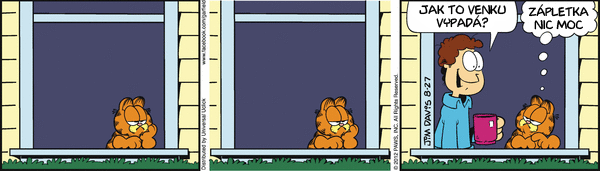 Garfield - strip 2012-08-27