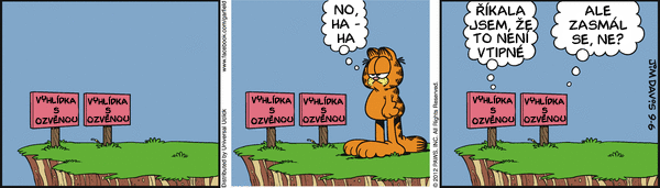 Garfield - strip 2012-09-06
