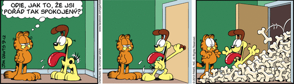 Garfield - strip 2012-09-12