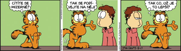 Garfield - strip 2012-09-17
