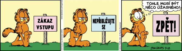 Garfield - strip 2012-09-18
