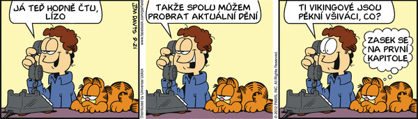 Garfield - strip 2012-09-21