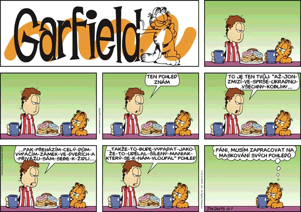 Garfield - strip 2012-10-07