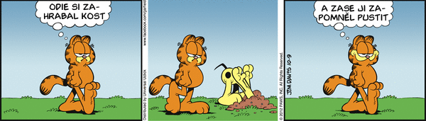 Garfield - strip 2012-10-09
