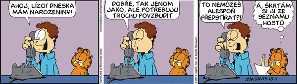 Garfield - strip 2012-10-11