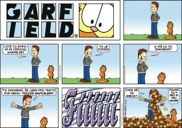 Garfield - strip 2012-10-21