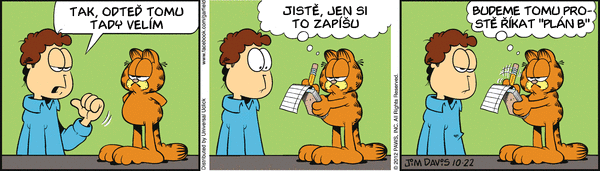 Garfield - strip 2012-10-22