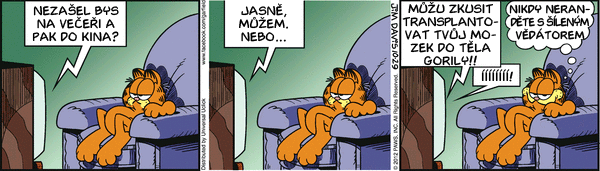 Garfield - strip 2012-10-29