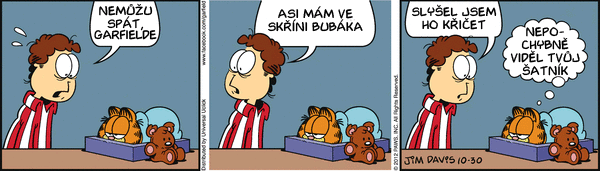 Garfield - strip 2012-10-30