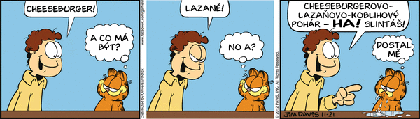 Garfield - strip 2012-11-21