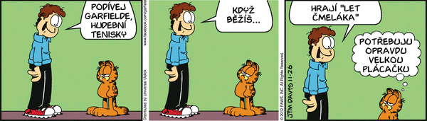 Garfield - strip 2012-11-26