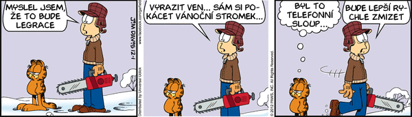 Garfield - strip 2012-12-01