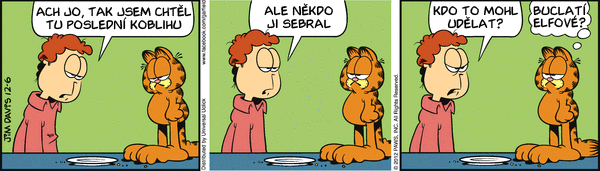 Garfield - strip 2012-12-06