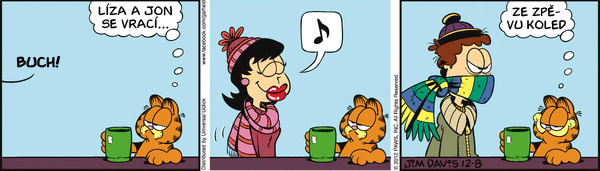 Garfield - strip 2012-12-08