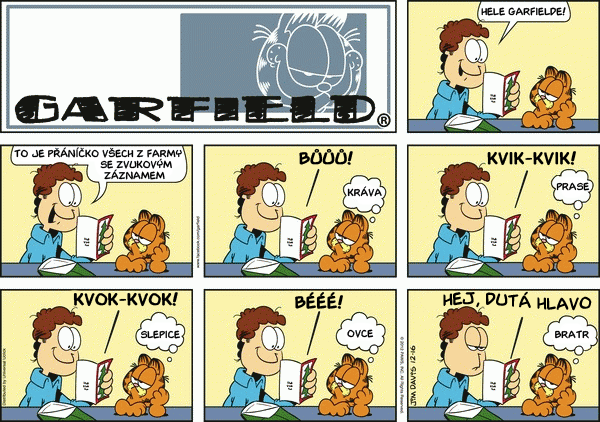 Garfield - strip 2012-12-16