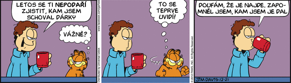 Garfield - strip 2012-12-21