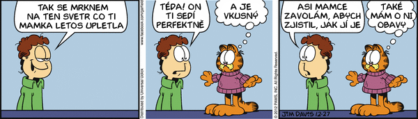 Garfield - strip 2012-12-27